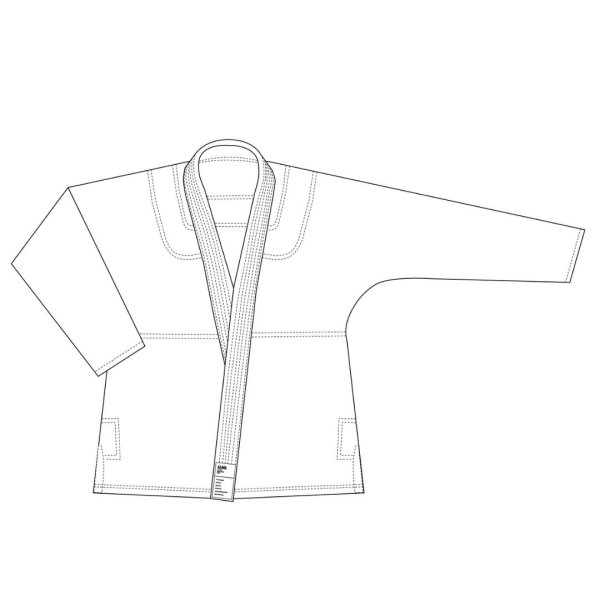 画像1: シンプルリップストップ柔術着【受注生産品/納期1〜2ヶ月】 (1)